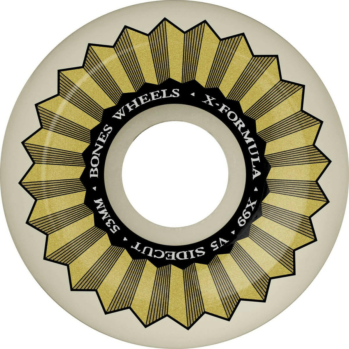Bones - XF 53MM 99A V5 Sidecut Skateboard Wheels.
