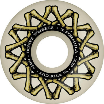Bones - XF 53MM 99A V6 Widecut Skateboard Wheels.