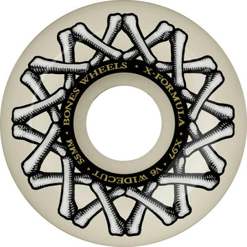 Bones - XF 55MM 97A V6 Widecut Skateboard Wheels.