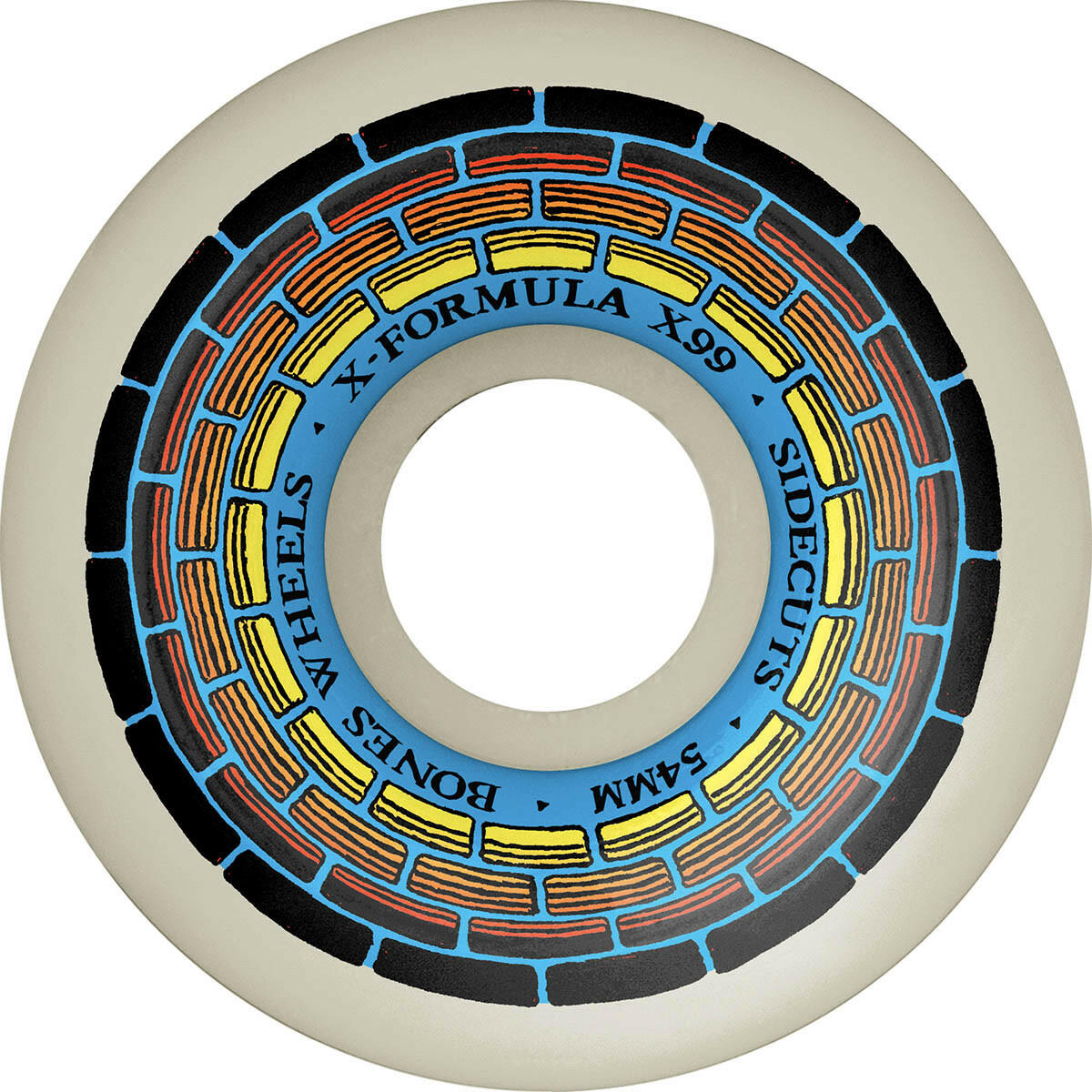 Bones - XF Wishing Well 54MM 99A V5 Sidecut Skateboard Wheels.