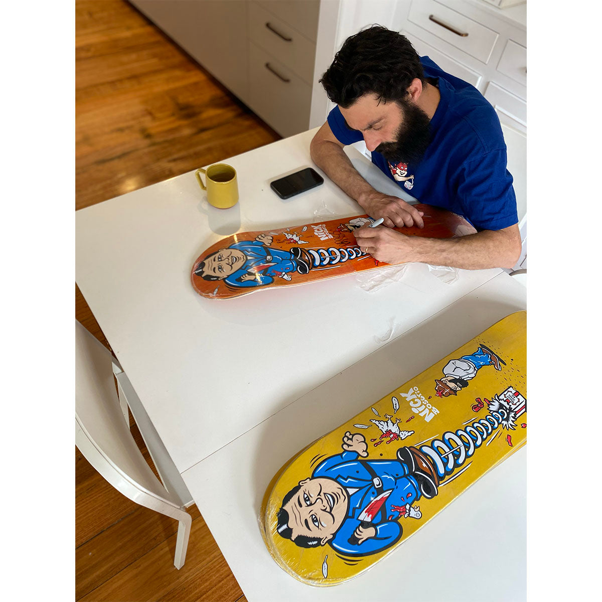 Polar - SIGNED Nick Boserio Surprise Short 8.25 Skateboard Deck.
