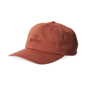 Brixton - Alpha LP Cap Marsala Red Vintage Wash.