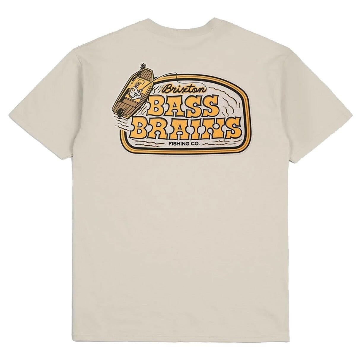 Brixton - Bass Brains Boat Tee Cream.