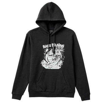 Brixton - Bass Brains Monster Hoodie Black.