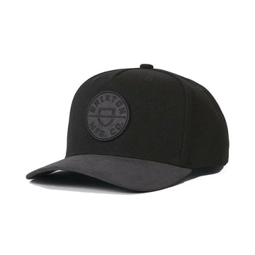 Brixton - Crest C MP Snapback Black/Black/Black.