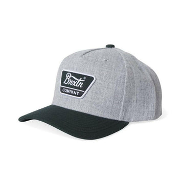 Brixton - Linwood C Netplus MP Snapback Black/Heather Grey.