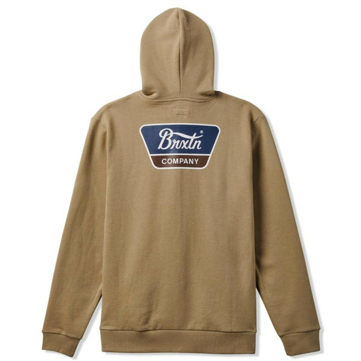 Brixton - Linwood Fleece Hoodie Oatmeal/Deep Sea.