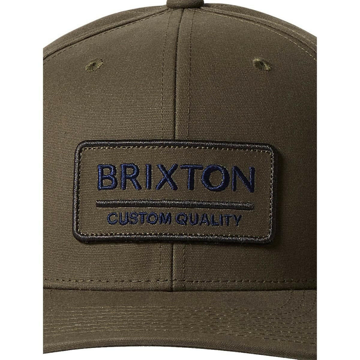 Brixton - Palmer Proper X MP Snapback Olive Surplus/Navy/Washed Black.