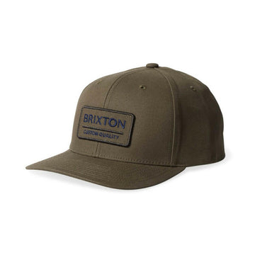 Brixton - Palmer Proper X MP Snapback Olive Surplus/Navy/Washed Black.