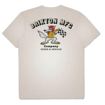 Brixton - Wynmore Heavyweight Tee Cream Classic Wash.