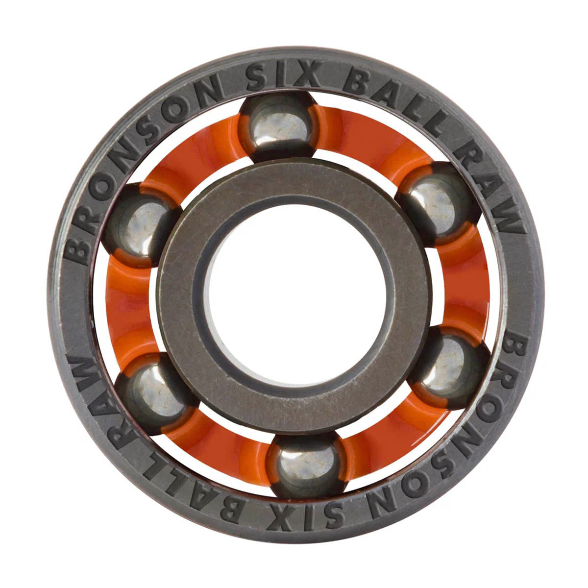 Bronson 6 Ball Raw Skateboard Bearings