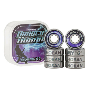 Bronson - Braden Hoban Pro G3 Skateboard Bearings.