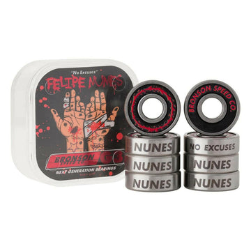 Bronson - Felipe Nunes Pro G3 Skateboard Bearings.