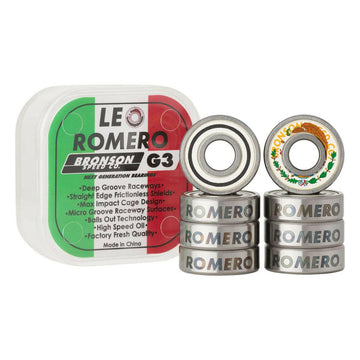 Bronson - Leo Romero Pro G3 Skateboard Bearings.