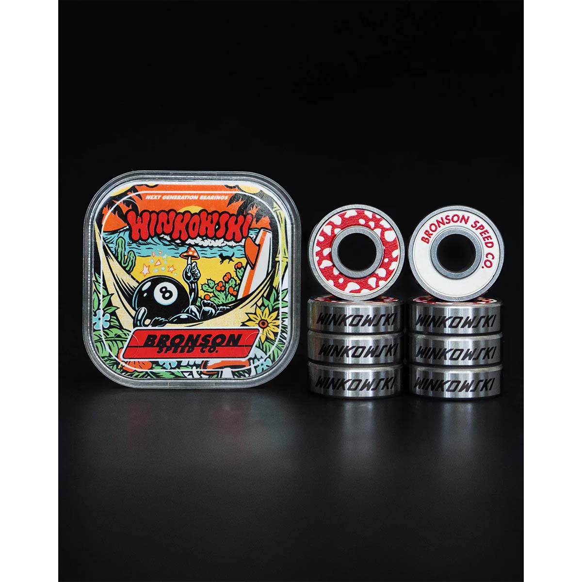 Bronson - Erick Winkowski G3 Skateboard Bearings.