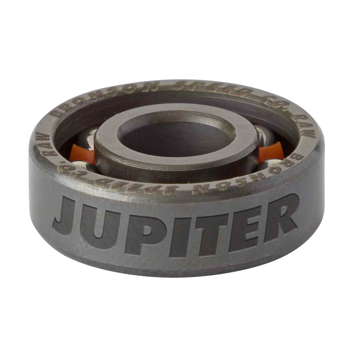Bronson Zion Wright 6 Ball Raw Skateboard Bearings Side