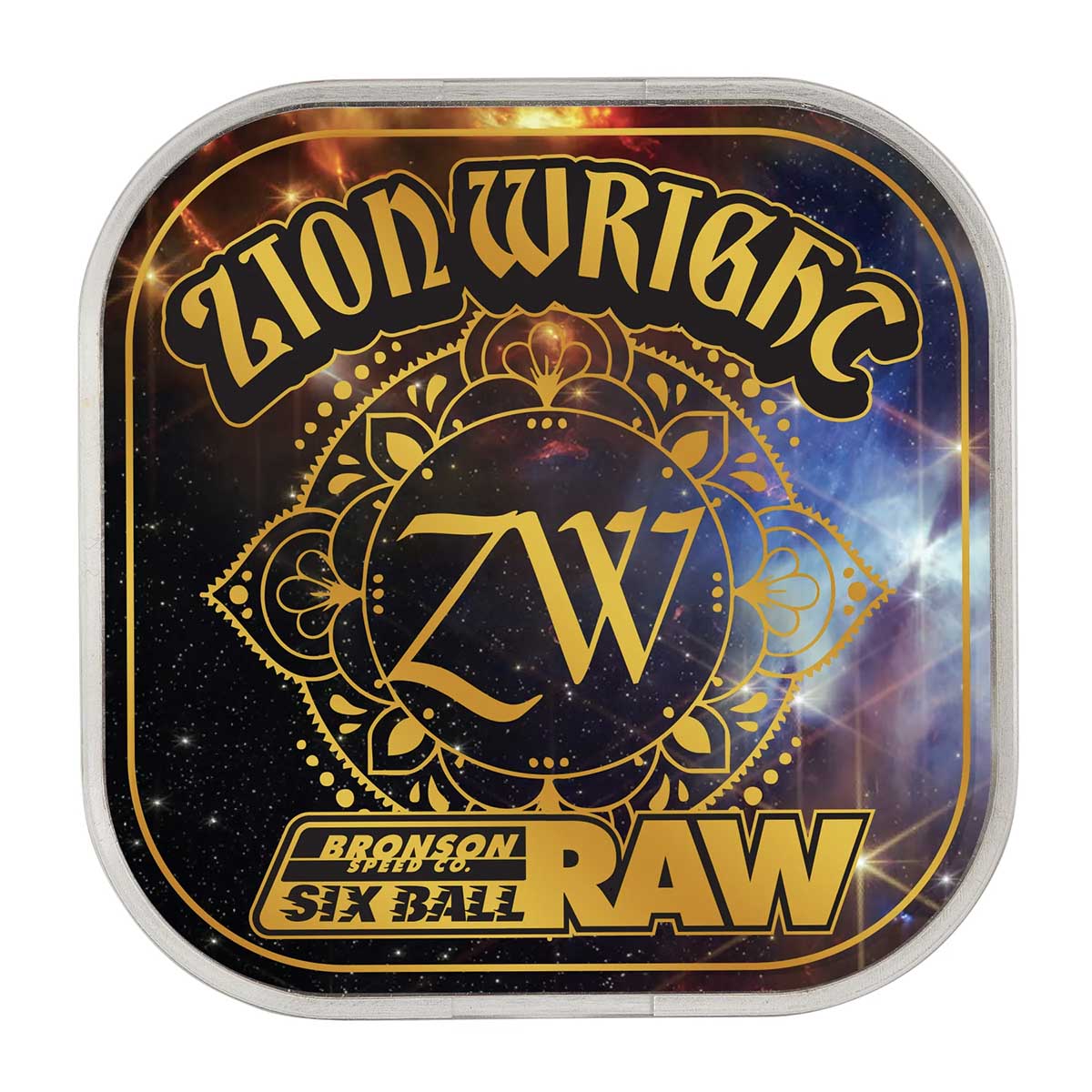 Bronson Zion Wright 6 Ball Raw Skateboard Bearings
