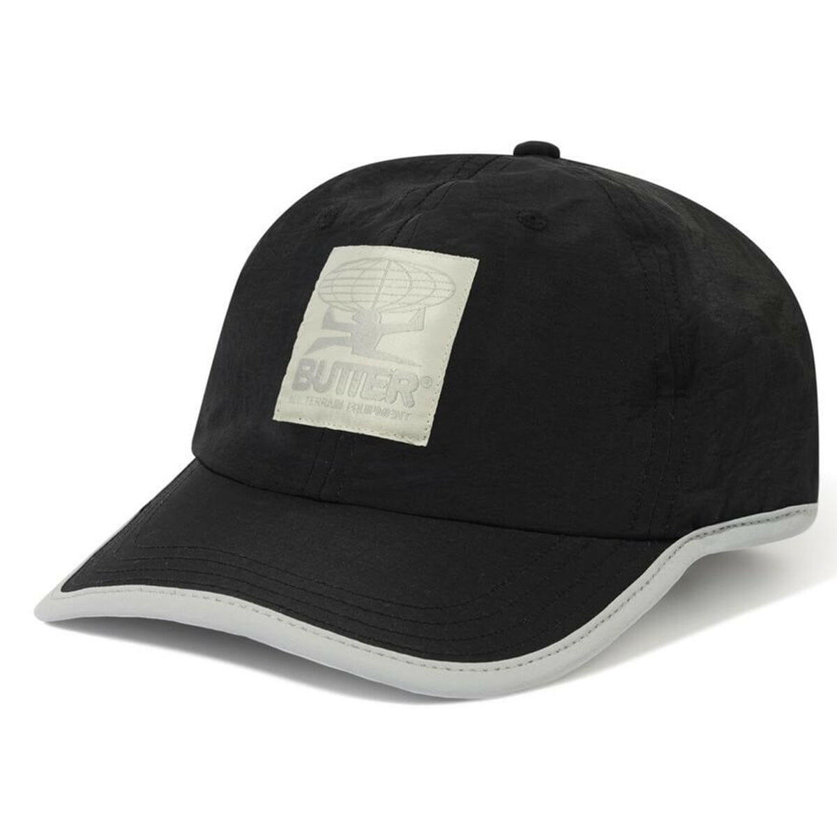 Butter Goods - All Terrain 6 Panel Cap Black/Light Grey.