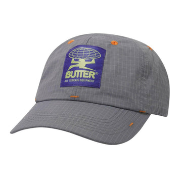 Butter Goods - All Terrain 6 Panel Cap Charcoal.