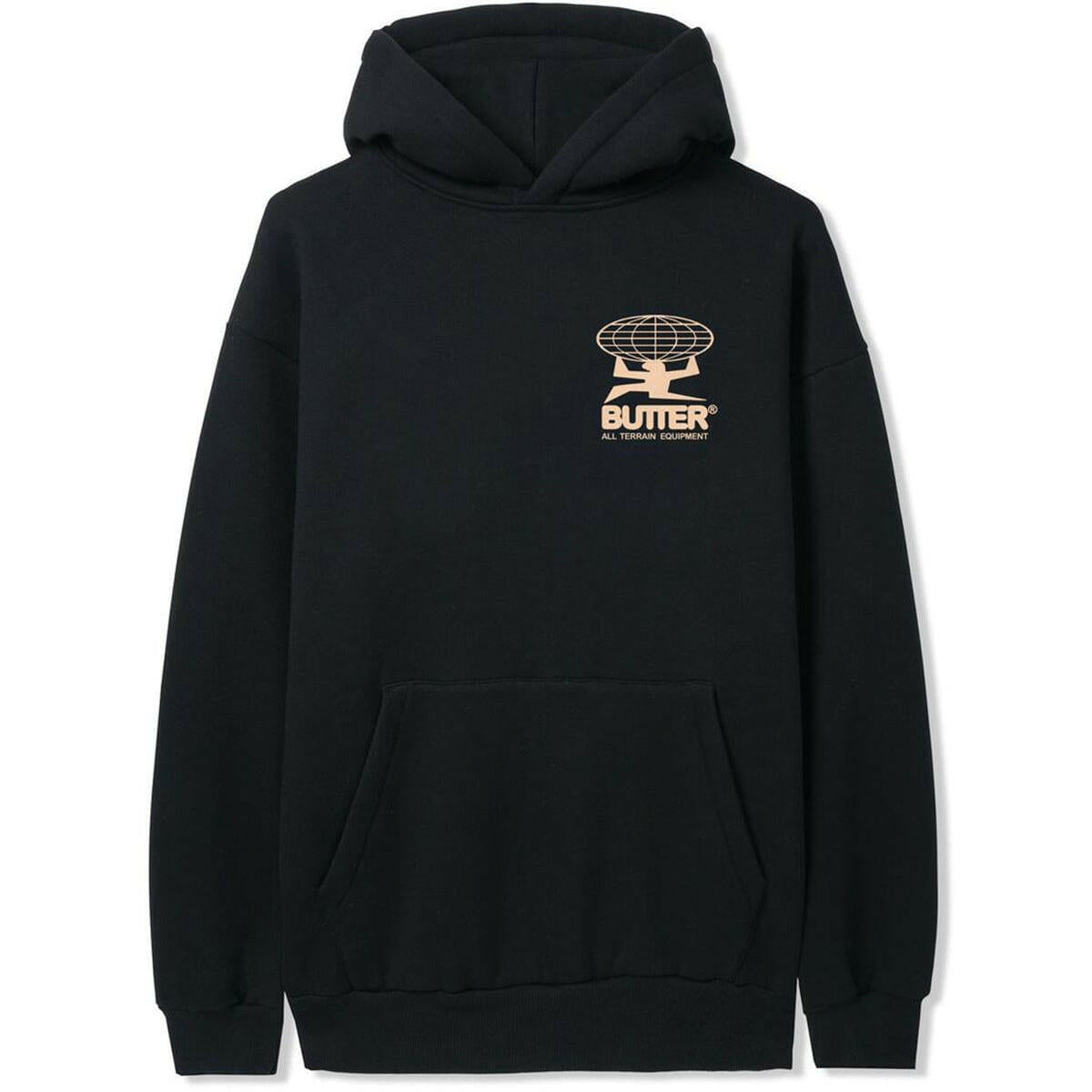 Butter Goods - All Terrain Hoodie Black.