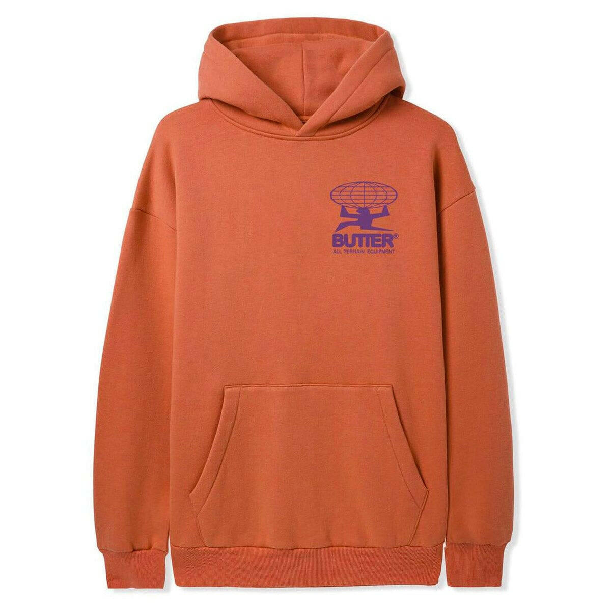Butter Goods - All Terrain Hoodie Rust.