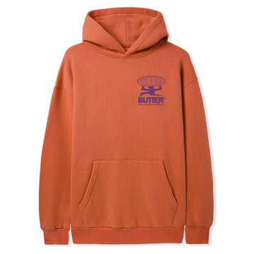 Butter Goods - All Terrain Hoodie Rust.