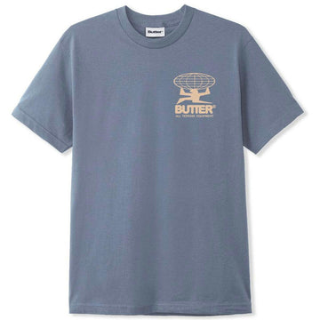 Butter Goods - All Terrain Tee Slate Blue.