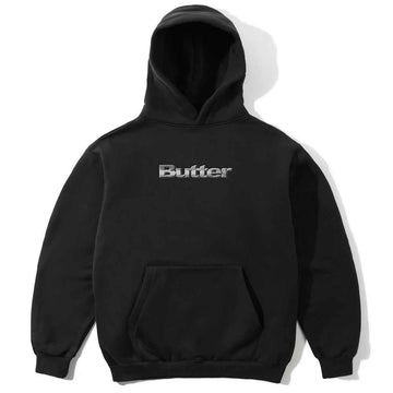 Butter Goods Alloy Logo Hoodie Black