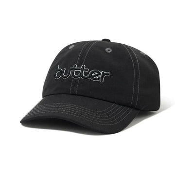 Butter Goods - Alpine 6 Panel Cap Black.