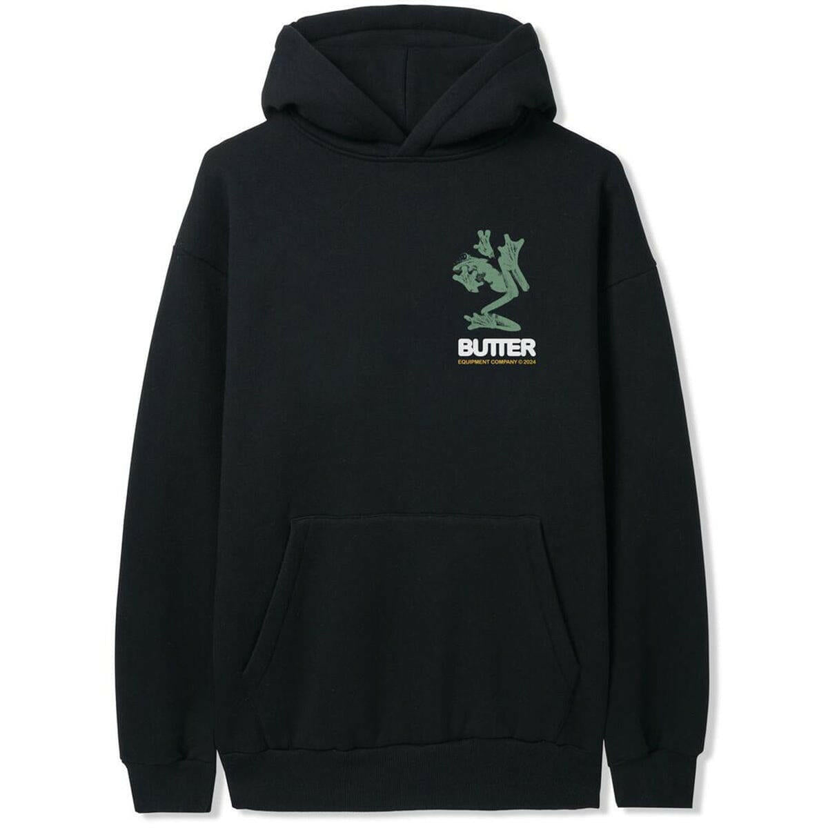 Butter Goods - Amphibian Hoodie Black.