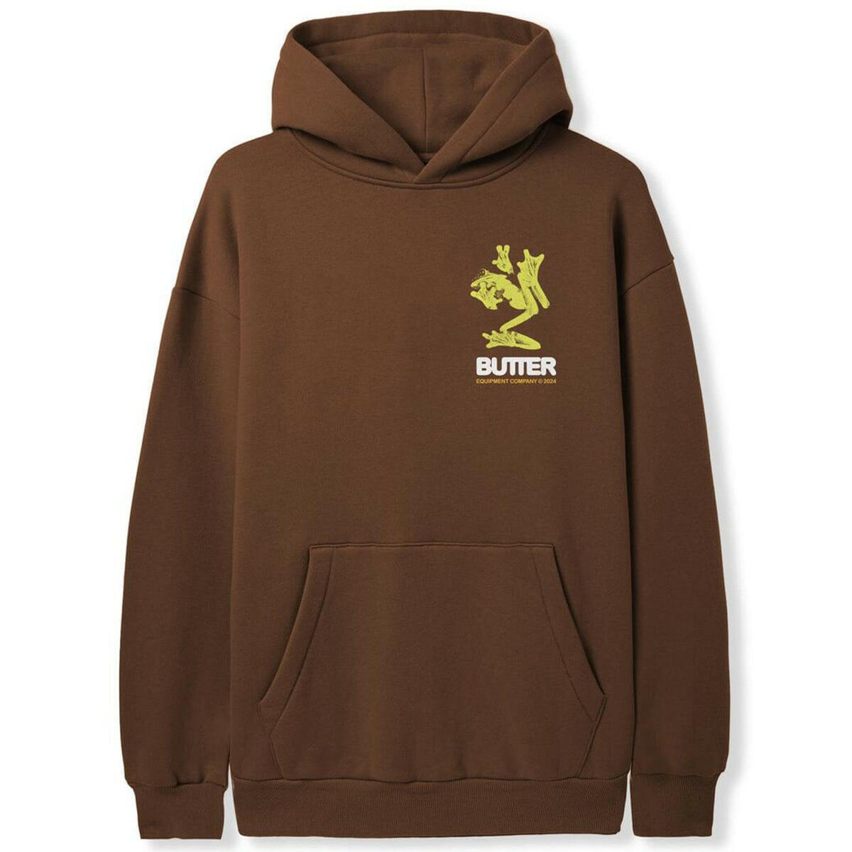 Butter Goods - Amphibian Hoodie Chocolate.