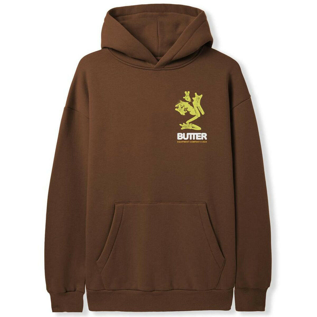 Butter Goods Amphibian Hoodie Chocolate OCD Skate Shop