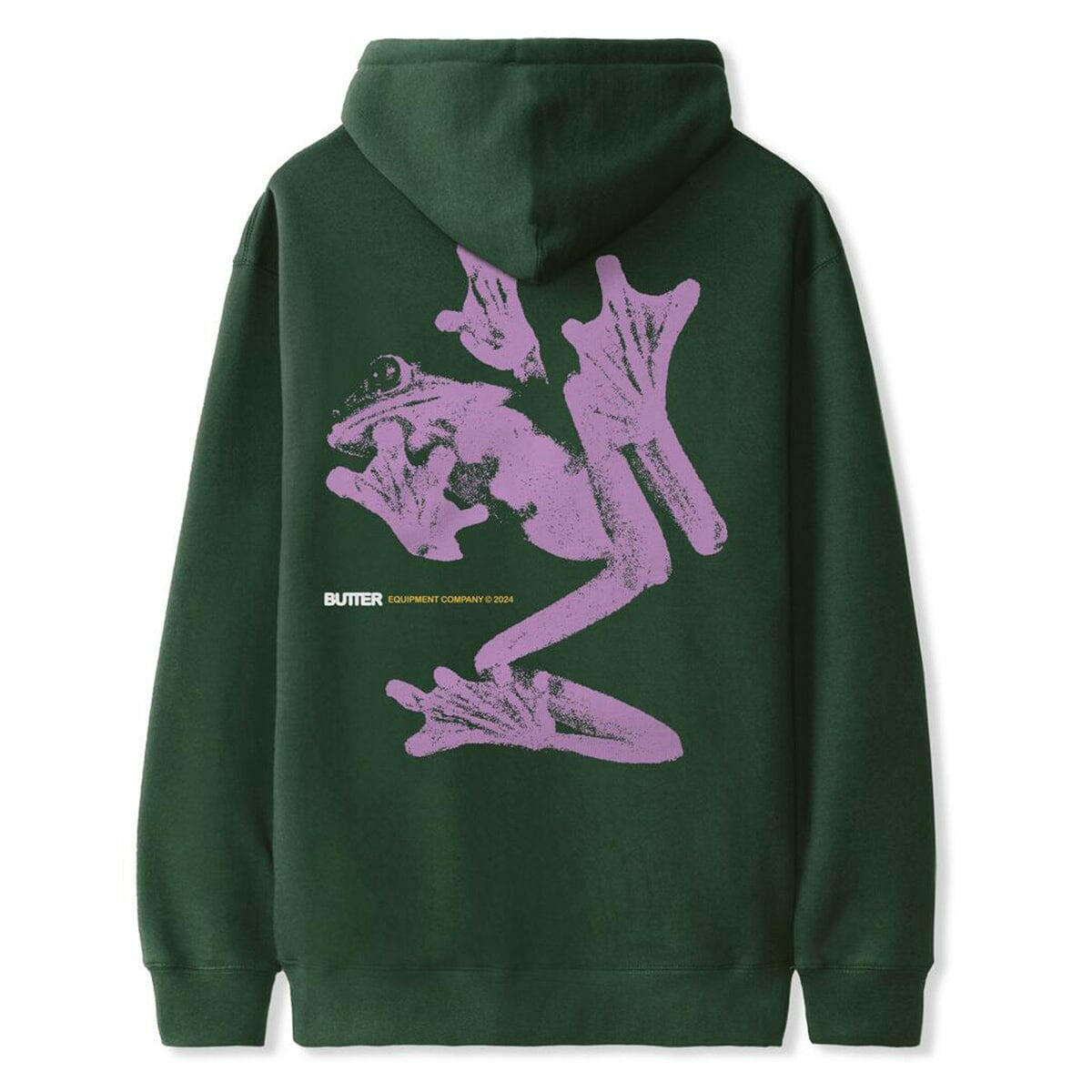 Butter Goods - Amphibian Hoodie Dark Green.