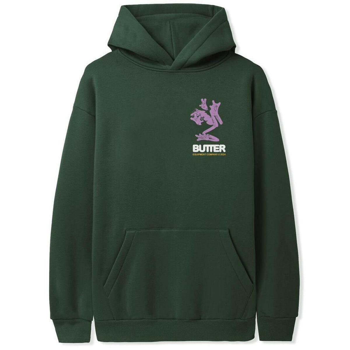 Butter Goods - Amphibian Hoodie Dark Green.