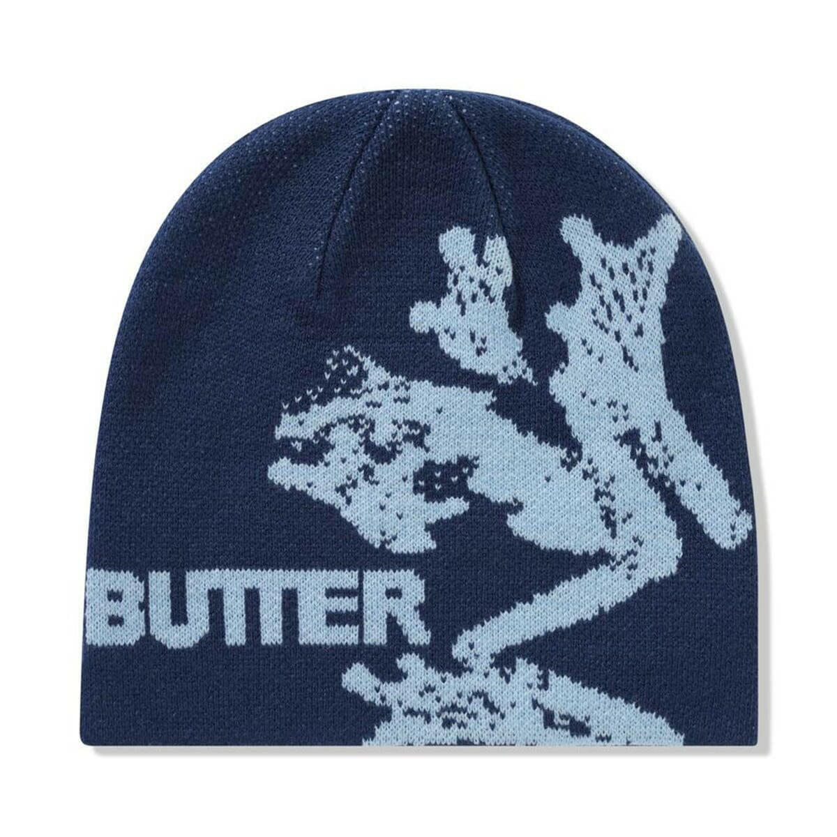 Butter Goods - Amphibian Skull Beanie Navy.