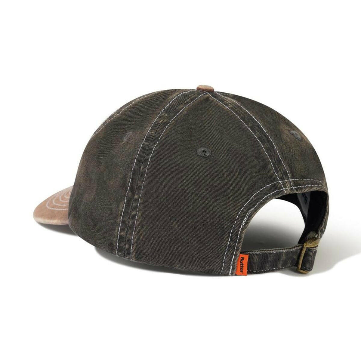 Butter Goods - Art 6 Panel Cap Charcoal/Redwood.