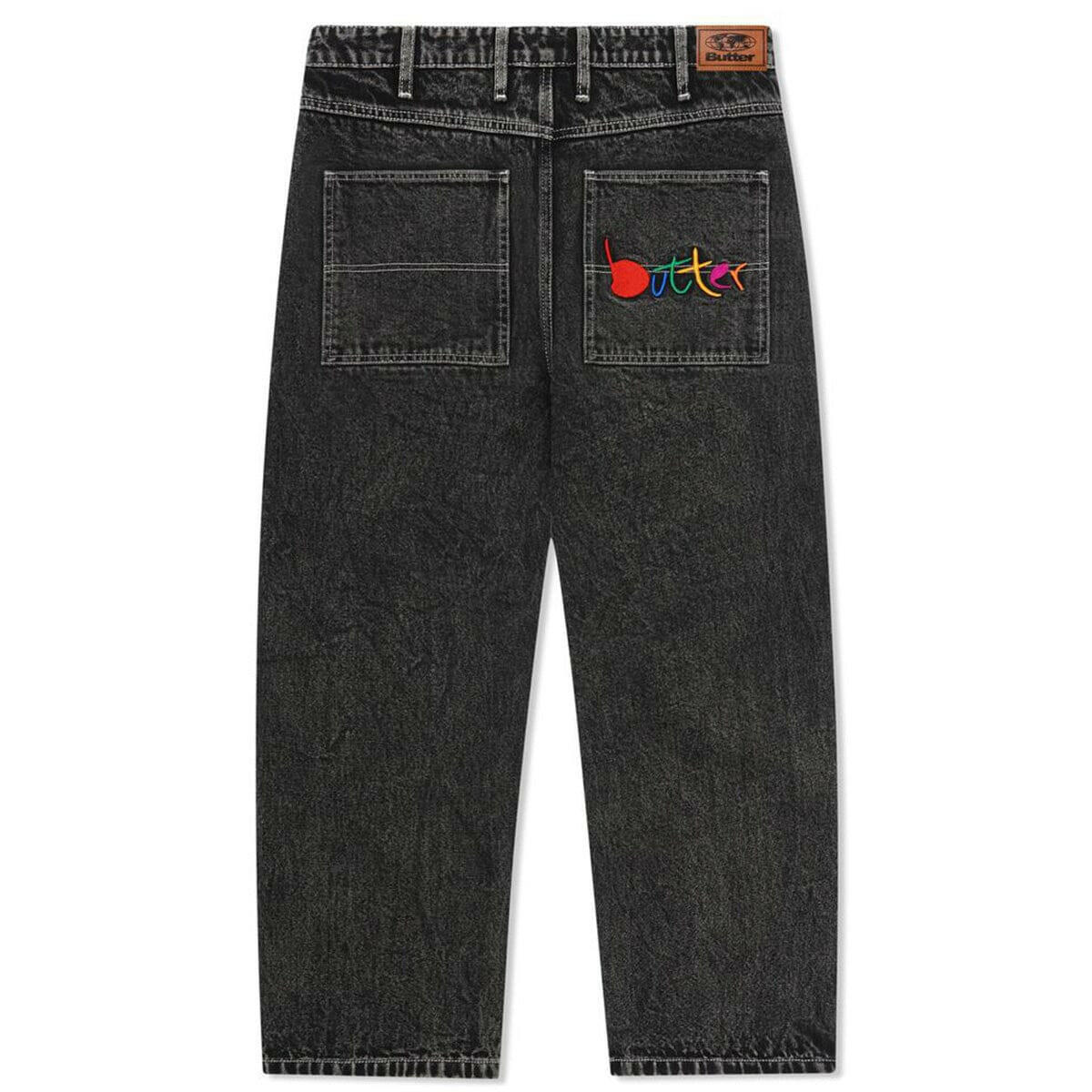 Butter Goods - Art Denim Jeans Washed Black.