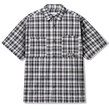 Butter Goods - Asymmetrical S/S Shirt Navy.