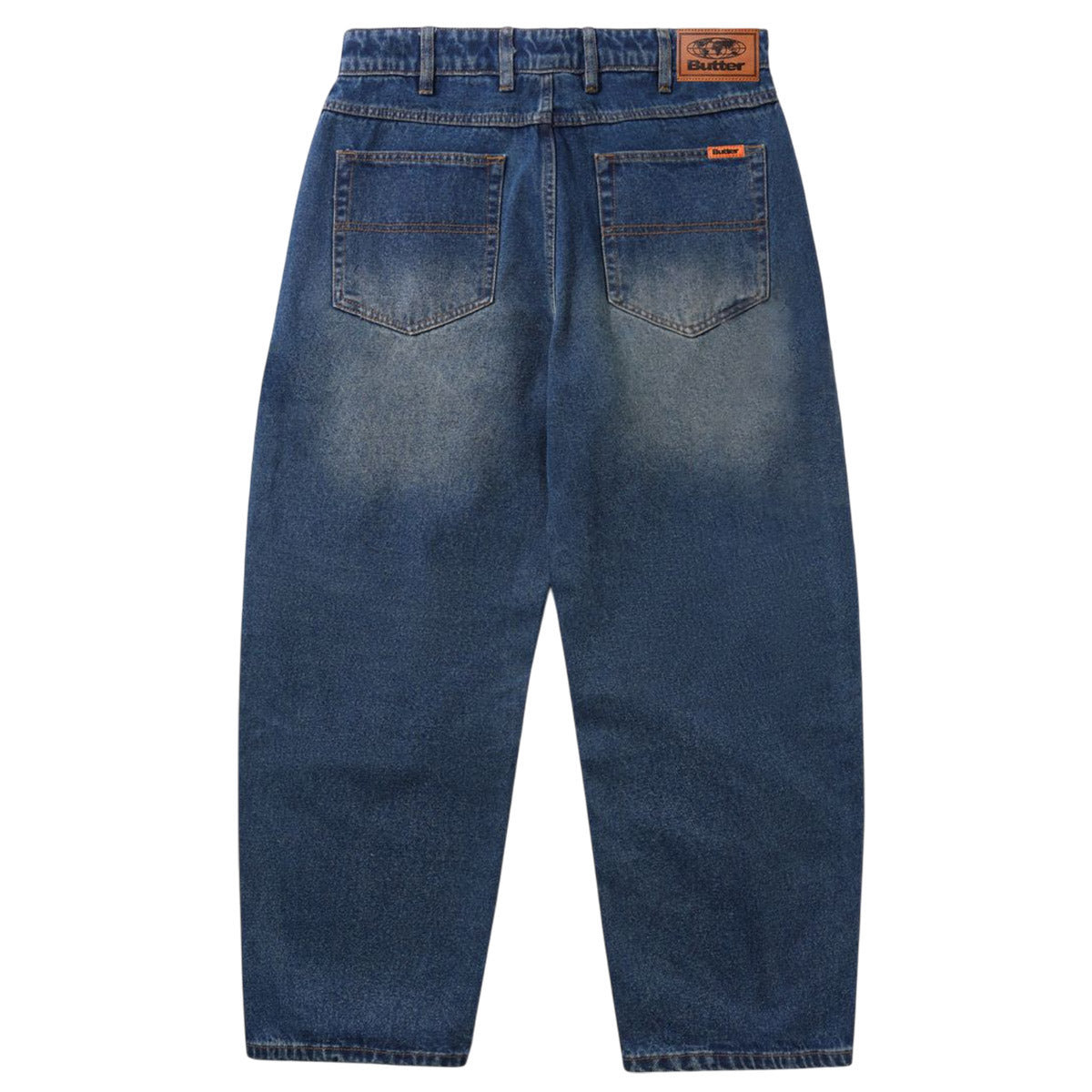 Butter Goods Baggy Denim Jeans Distressed Indigo Black