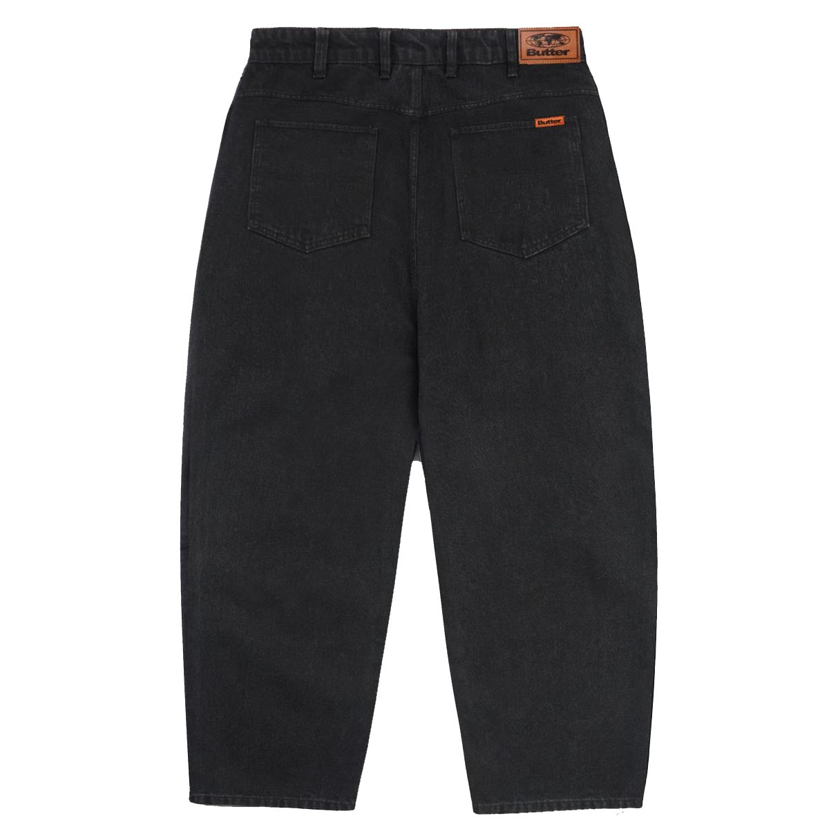 Butter Goods Baggy Denim Jeans Flat Black Back