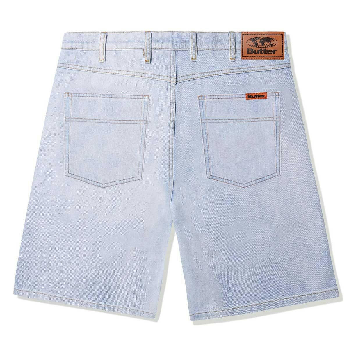 Butter Goods - Baggy Denim Shorts Light Blue.