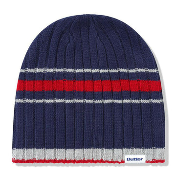 Butter Goods - Bands Skull Beanie Navy.