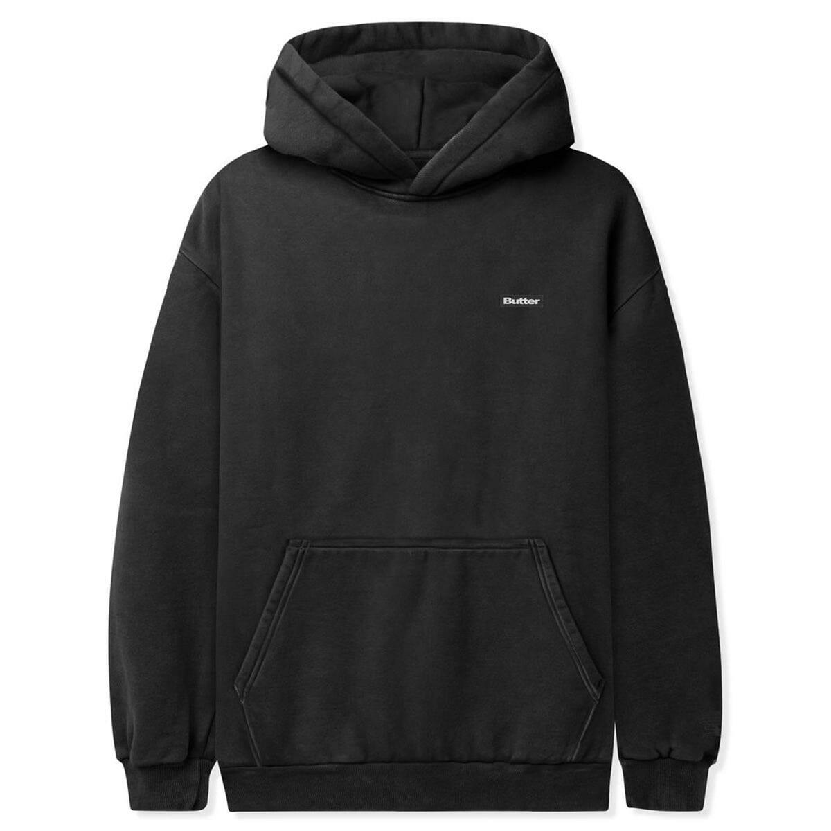 Butter Goods - Basic Hoodie Washed Black.