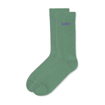 Butter Goods - Basic Socks Sage.