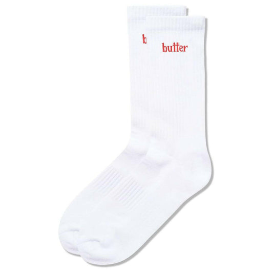 Butter Goods Basic Socks White.