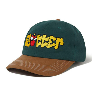 Butter Goods - Big Apple 6 Panel Cap Forest/Brown.