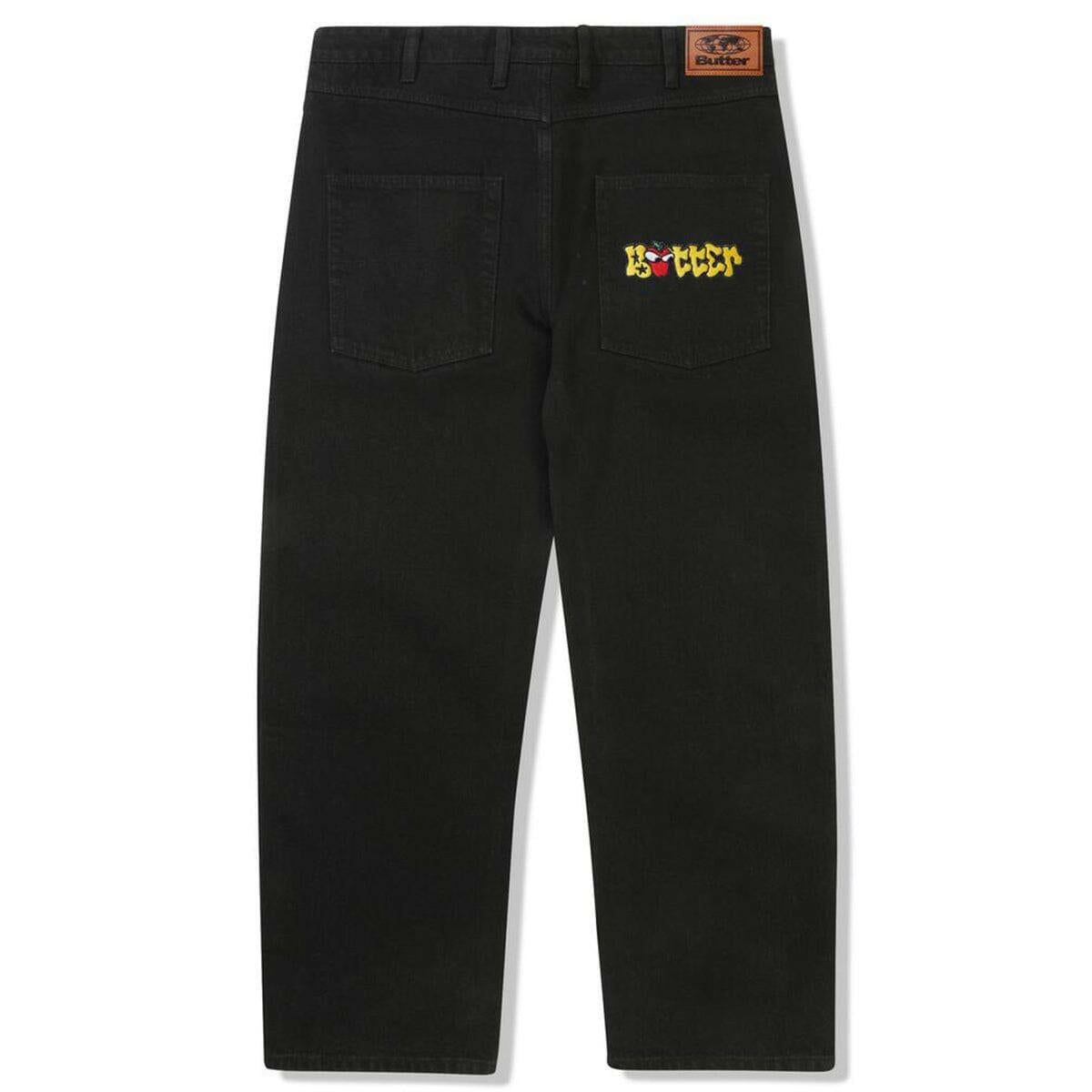 Butter Goods - Big Apple Denim Jeans Washed Black.