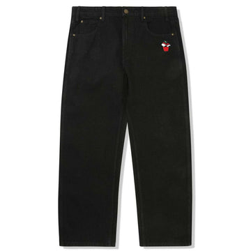 Butter Goods - Big Apple Denim Jeans Washed Black.