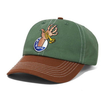 Butter Goods - Blue Note 6 Panel Cap Sage/Brown.