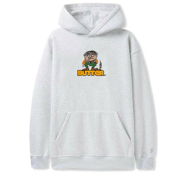 Butter Goods - Blues Logo Hoodie Ash.
